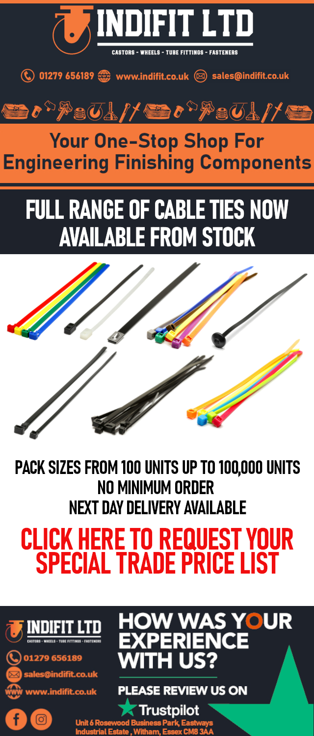 Indifit's New Cable Tie Range